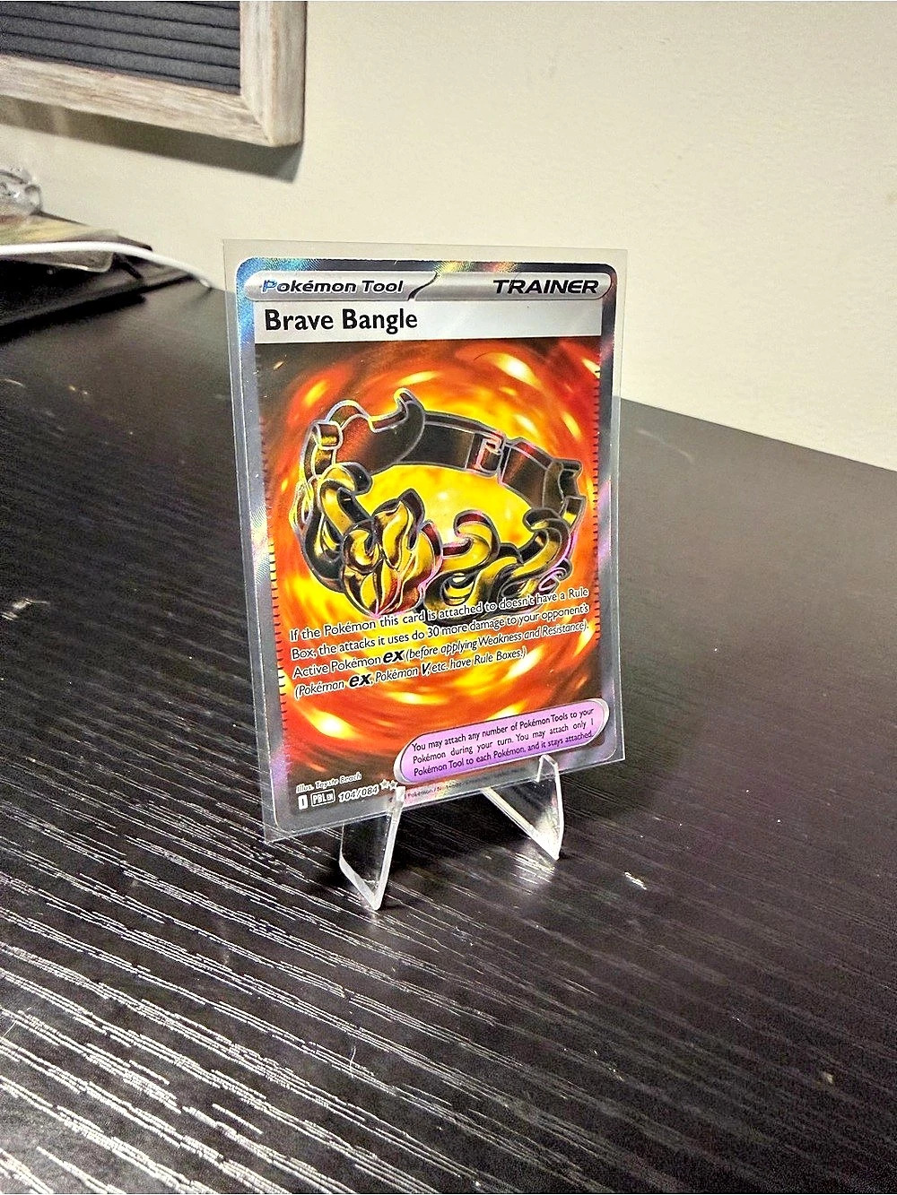 Pokémon Brave Bangle Holo Full Art Trading Card